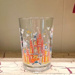 DisneyWorld Glass 25th Anniversary Collectible